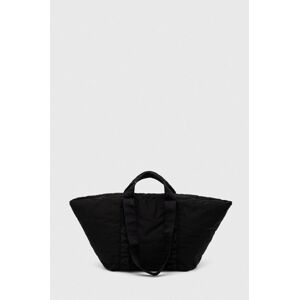 Kabelka AllSaints ESME NYLON E/W TOTE čierna farba