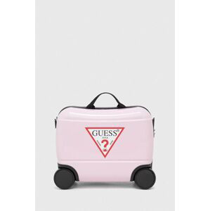 Detský kufrík Guess ružová farba