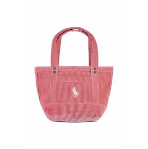 Detská kabelka Polo Ralph Lauren ružová farba