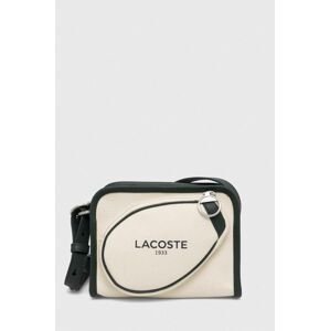 Malá taška Lacoste béžová farba