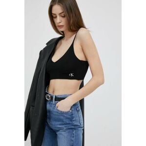 Top Calvin Klein Jeans dámsky, čierna farba