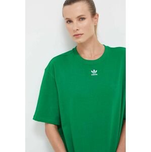 Bavlnené tričko adidas Originals zelená farba