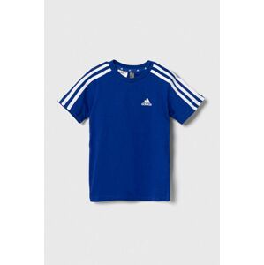 Detské bavlnené tričko adidas vzorovaný