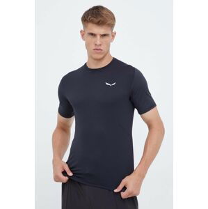 Športové tričko Salewa Pedroc Dry Mesh čierna farba, jednofarebné