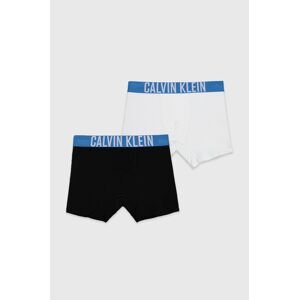 Detské boxerky Calvin Klein Underwear 2-pak čierna farba