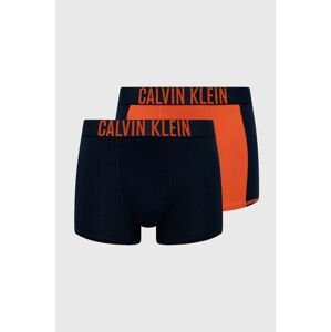 Detské boxerky Calvin Klein Underwear oranžová farba