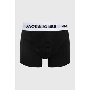 Detské boxerky Jack & Jones (3-pak) čierna farba