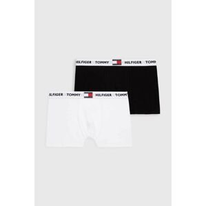 Detské boxerky Tommy Hilfiger 2-pak biela farba