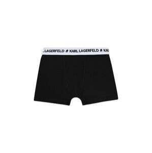 Detské boxerky Karl Lagerfeld (2-pak) čierna farba