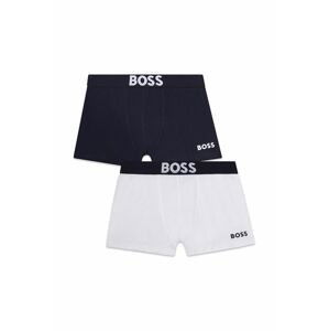 Detské boxerky BOSS (2-pak) tmavomodrá farba
