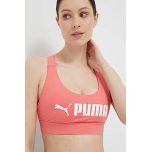 Športová podprsenka Puma Fit čierna farba