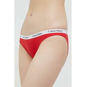 Nohavičky Calvin Klein Underwear červená farba,