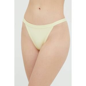 Nohavičky Calvin Klein Underwear žltá farba,