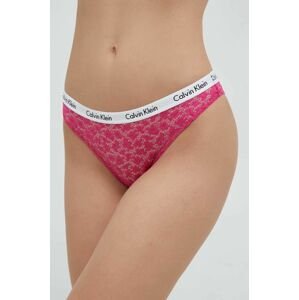 Nohavičky Calvin Klein Underwear fialová farba,