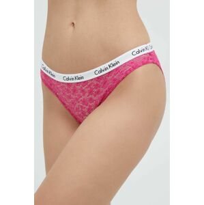 Nohavičky Calvin Klein Underwear fialová farba,