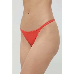 Tangá Calvin Klein Underwear oranžová farba