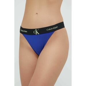 Nohavičky Calvin Klein Underwear tmavomodrá farba,