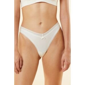 Tangá Etam Power - Tanga V-shape - Blanc biela farba,