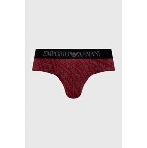 Slipy Emporio Armani Underwear pánske, červená farba