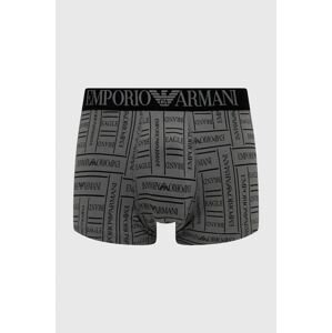 Boxerky Emporio Armani Underwear pánske, šedá farba