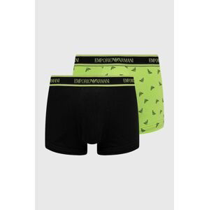 Boxerky Emporio Armani Underwear (3-pak) pánske, čierna farba