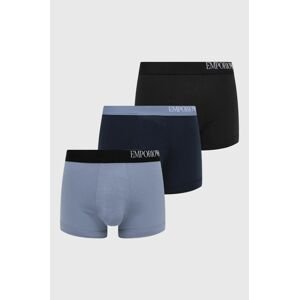 Boxerky Emporio Armani Underwear (3-pak) pánske, čierna farba