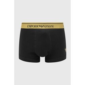 Boxerky Emporio Armani Underwear pánske, čierna farba