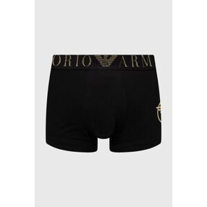 Boxerky Emporio Armani Underwear pánske, čierna farba