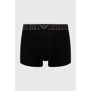 Boxerky Emporio Armani Underwear pánske, čierna farba