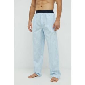 Bavlnené pyžamové nohavice Resteröds vzorovaná