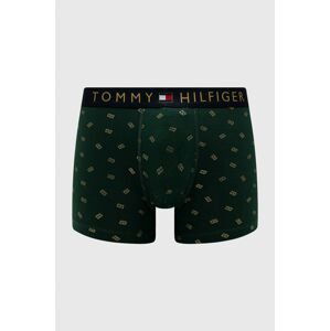 Set boxeriek a ponožiek Tommy Hilfiger zelená farba