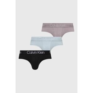 Slipy Calvin Klein Underwear pánske, čierna farba