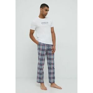 Bavlnené pyžamo Polo Ralph Lauren s potlačou