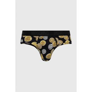 Slipy Moschino Underwear pánske, čierna farba