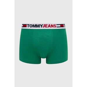 Boxerky Tommy Hilfiger pánske, zelená farba