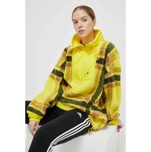 Športová mikina adidas by Stella McCartney žltá farba