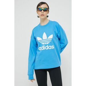 Bavlnená mikina adidas Originals dámska, , s potlačou