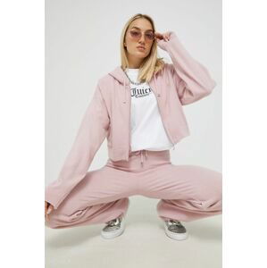 Sveter s prímesou vlny Juicy Couture dámsky, ružová farba, tenký