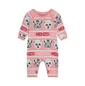 Kenzo Kids Detský bavlnený overal + čiapka