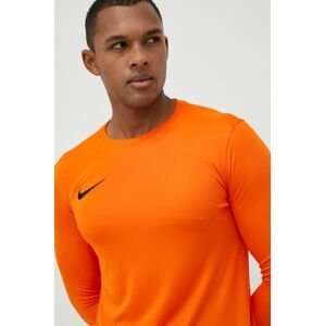 Tréningové tričko s dlhým rukávom Nike Park Vii oranžová farba, jednofarebné
