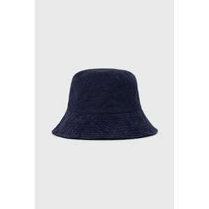 Bavlnený klobúk Sisley tmavomodrá farba, bavlnený