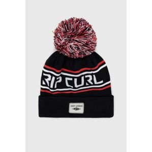 Čiapka Rip Curl tmavomodrá farba, z hrubej pleteniny,