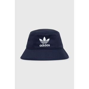 Bavlnený klobúk adidas Originals tmavomodrá farba, bavlnený