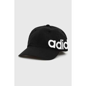 Čiapka adidas čierna farba, s potlačou