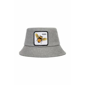 Vlnený klobúk Goorin Bros šedá farba, vlnený
