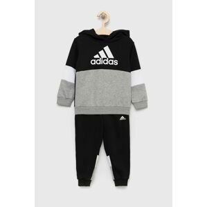 Detská súprava adidas čierna farba