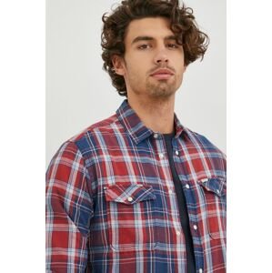 Bavlnená košeľa Pepe Jeans pánska, regular, s golierom button-down