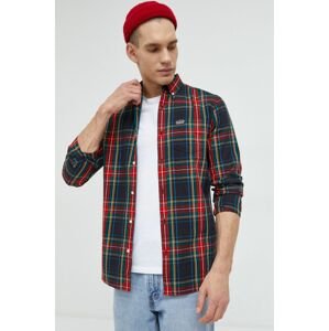 Bavlnená košeľa Superdry pánska, regular, s golierom button-down