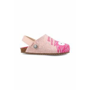 Detské papuče Garvalin ružová farba