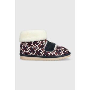 Papuče Tommy Hilfiger Boot Slipper Monogram ,